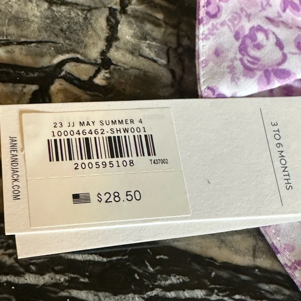 JANIE and JACK FLORAL SUN HAT